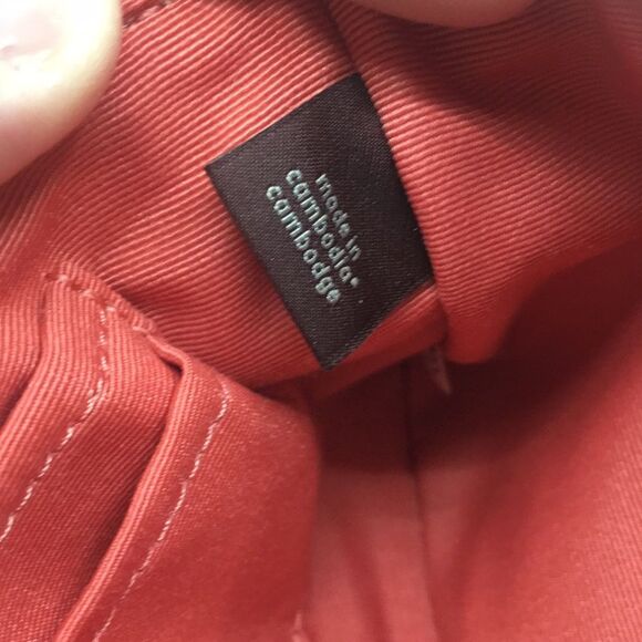 Coach Salmon Pebbled Leather Wristlet with silver tone hardware - Picture 8 of 16